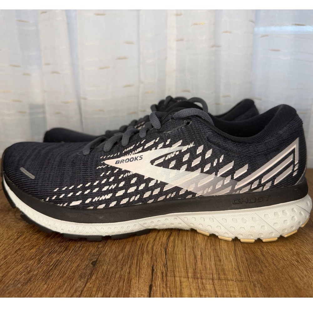 Brooks Ghost 13 Women's Running‎ Shoes Navy Pink 8 Neutral Cushion - Picture 3 of 8